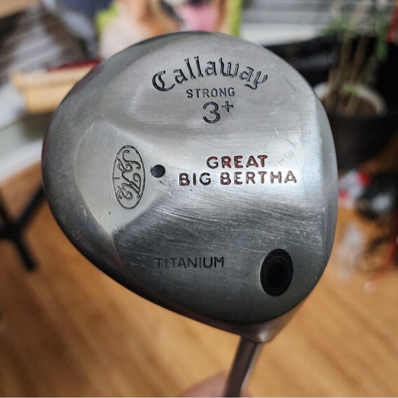 Callaway Great Big Bertha 3+ Strong Wood RH Graphite Regular Flex Titanium READ - Picture 1 of 7